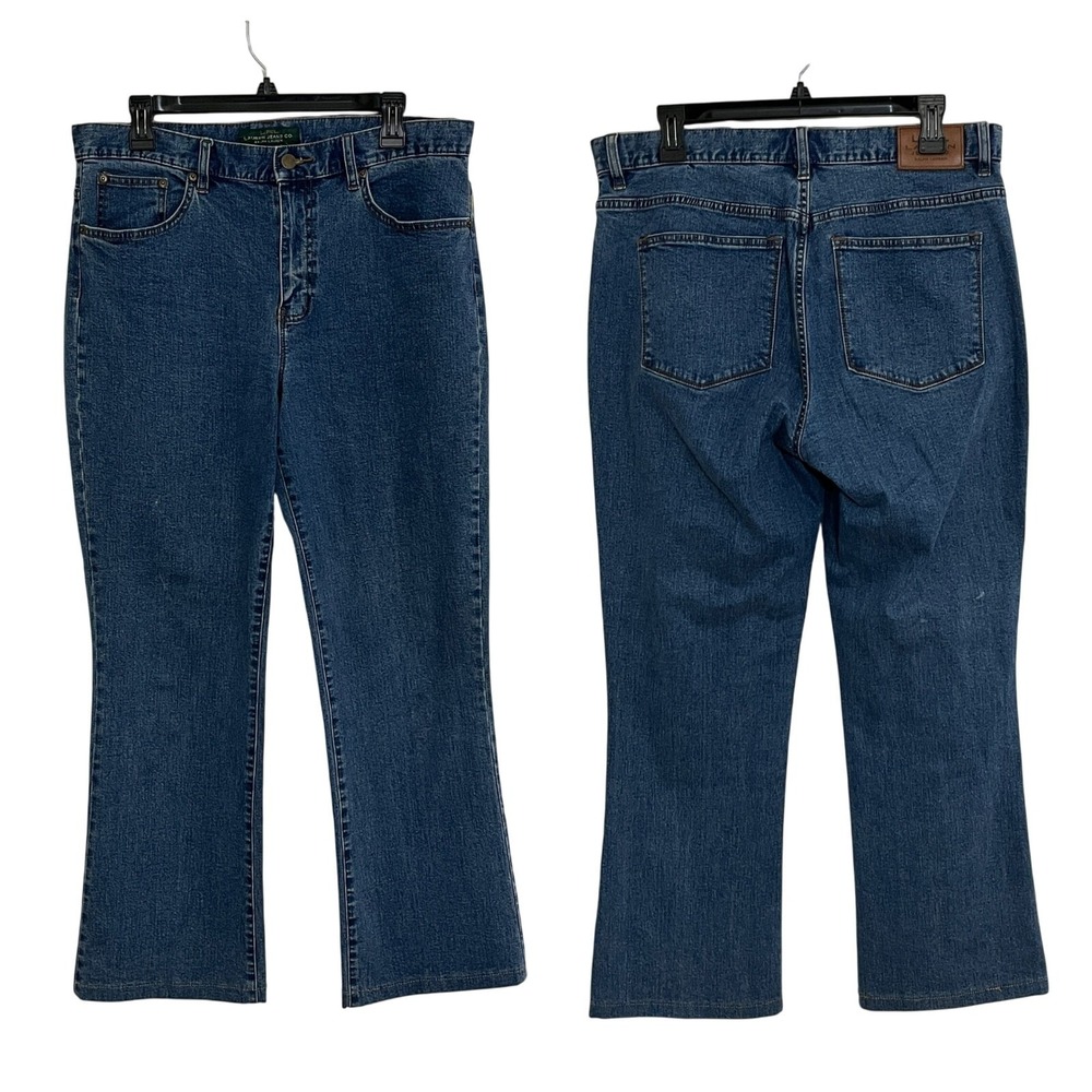 LRL Lauren Jeans Co. Classic Bootcut Jeans‎ Medium Wash Denim Classic Women's 12